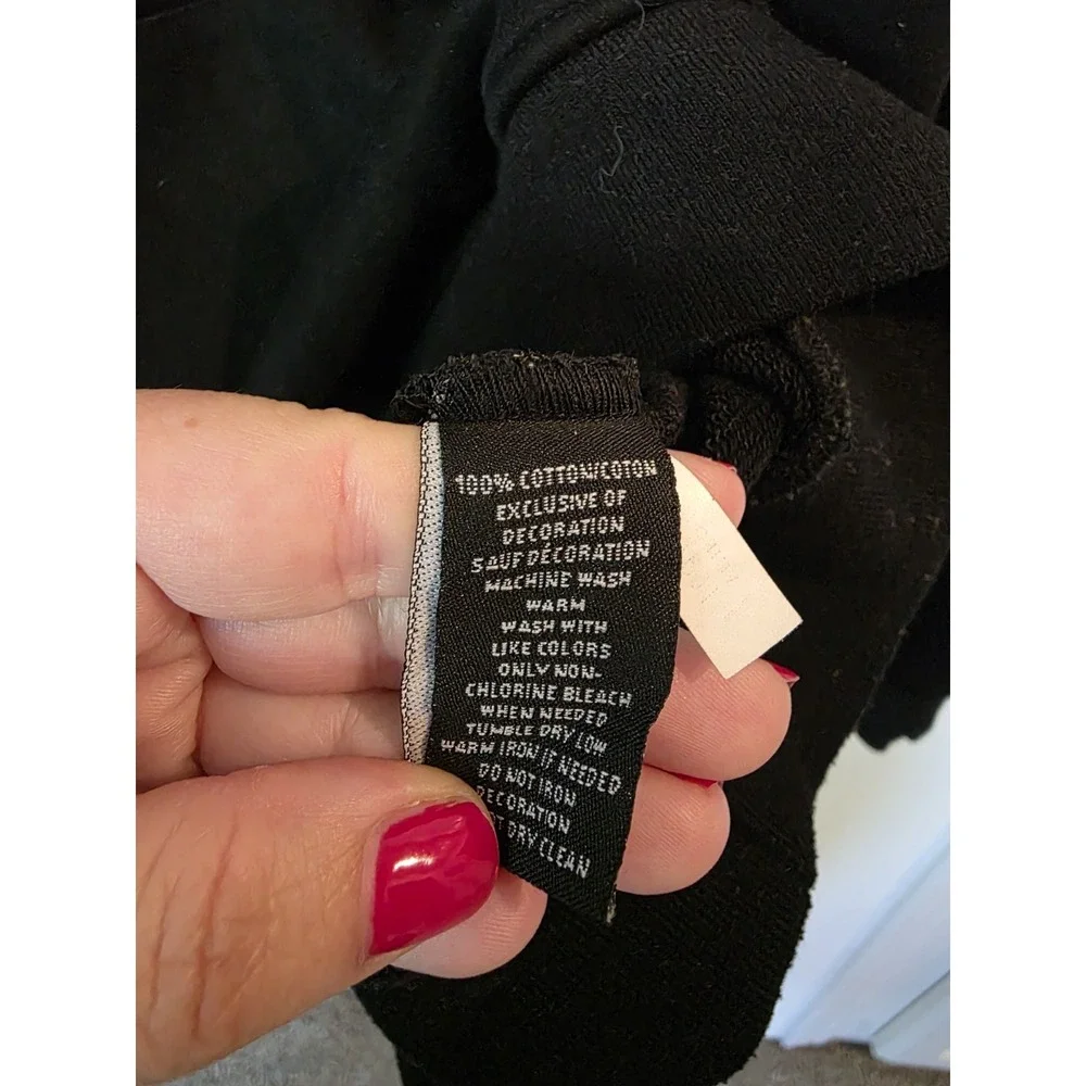 Hudson Outerwear Hoodie Men's Sz XL Black Drippin Spellout Logo Indie Streetwear